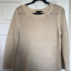 Ann Taylor Tan Fisherman’s Sweater
